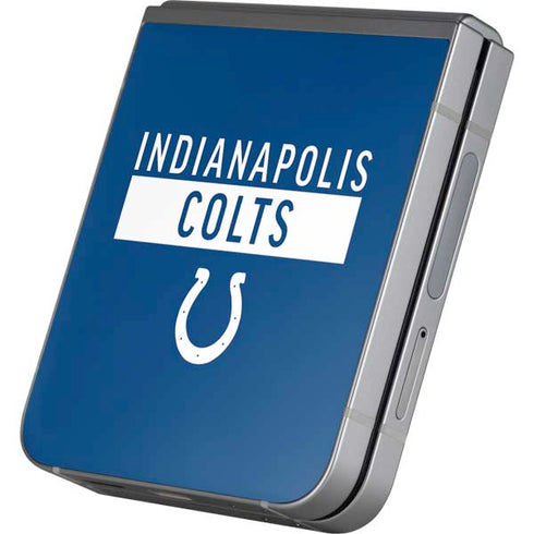 NFL Indianapolis Colts Blue Performance Series Galaxy Z Flip6 Skin